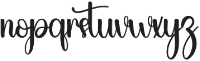 Sample Alphabet Regular otf (400) Font LOWERCASE