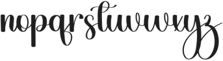 Sample Babyish Regular otf (400) Font LOWERCASE