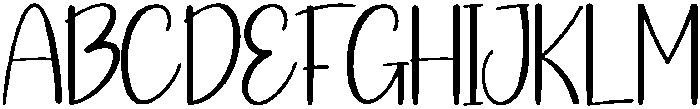 Sample Handmade Regular otf (400) Font UPPERCASE