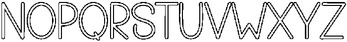 Sample Outline Regular otf (400) Font UPPERCASE