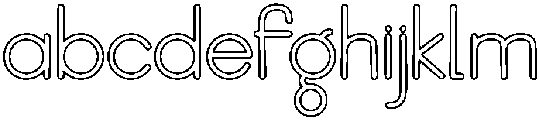 Sample Outline Regular otf (400) FONT
