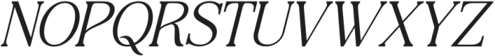 Samudera Italic otf (400) Font UPPERCASE