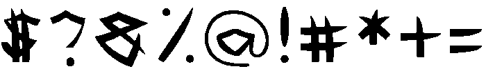 Samurai Regular otf (400) Font OTHER CHARS