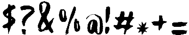 Samurai Regular otf (400) Font OTHER CHARS