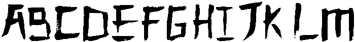 Samurai Regular otf (400) Font UPPERCASE