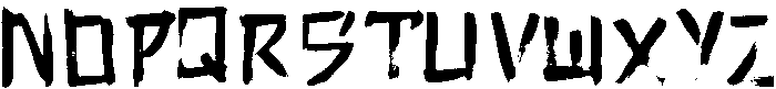Samurai Regular otf (400) Font UPPERCASE
