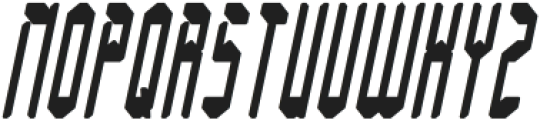 Samurai Sword Bold Italic otf (700) Font UPPERCASE