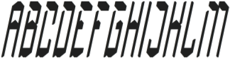 Samurai Sword Italic otf (400) Font UPPERCASE