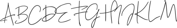 San Diego Signature Script otf (400) Font UPPERCASE