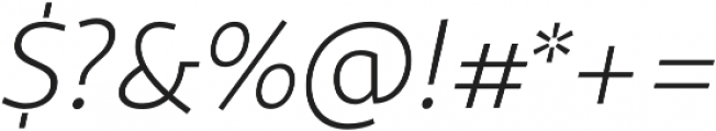 Sana Sans Alt Bold Italic otf (700) Font OTHER CHARS
