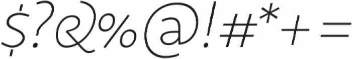 Sana Sans Alt Italic otf (400) Font OTHER CHARS