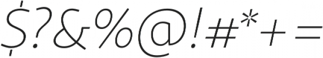 Sana Sans Alt Medium Italic otf (500) Font OTHER CHARS