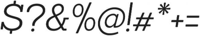 Sanchez Light Italic otf (300) Font OTHER CHARS