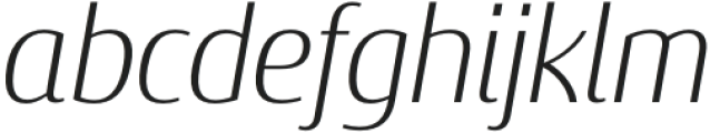 Sancoale Gothic Cond Light Italic otf (300) Font LOWERCASE