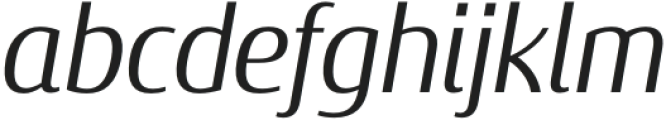 Sancoale Gothic Cond Regular Italic otf (400) Font LOWERCASE