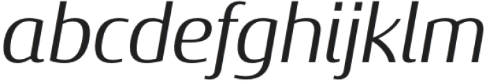 Sancoale Gothic Ext Regular Italic otf (400) Font LOWERCASE