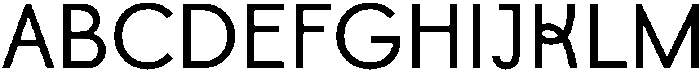 Sancremo Bold otf (700) Font UPPERCASE
