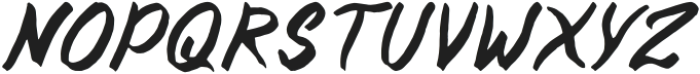 Sancro Italic otf (400) Font UPPERCASE