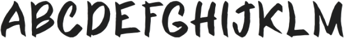 Sancro Regular otf (400) Font UPPERCASE