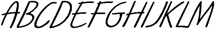 Sanctuary Regular otf (400) Font UPPERCASE