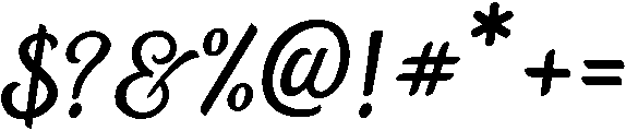 Sanctuary otf (400) Font OTHER CHARS