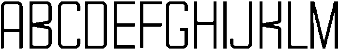 Sandbox Regular otf (400) Font UPPERCASE