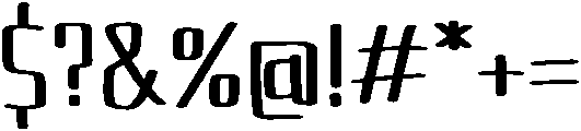 Sandbox Regular otf (400) Font OTHER CHARS