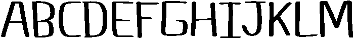 Sandbox Regular otf (400) Font UPPERCASE