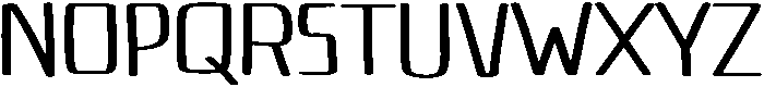 Sandbox Regular otf (400) Font UPPERCASE