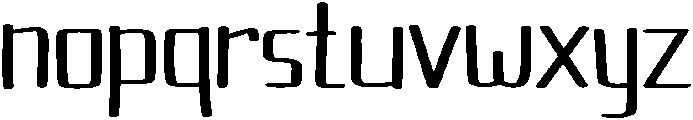 Sandbox Regular otf (400) Font LOWERCASE