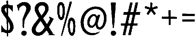 Sandero Regular otf (400) Font OTHER CHARS