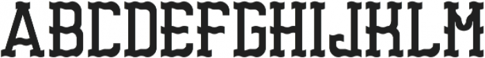 Sandford Regular otf (400) Font LOWERCASE