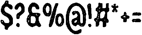 Sandmark Regular otf (400) Font OTHER CHARS