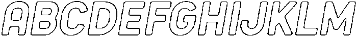Sandport Condensed Medium Outline It otf (500) FONT