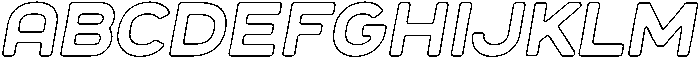 Sandport Extended Medium Outline It otf (500) FONT
