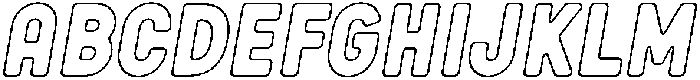 Sandport Narrow Bold Out It otf (700) FONT