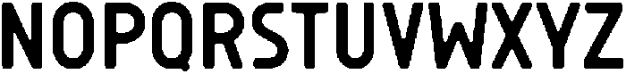 Sandport Narrow otf (400) Font LOWERCASE