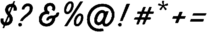 Sandport Script otf (400) Font OTHER CHARS