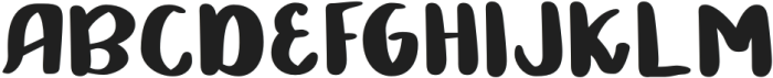 SandraliaRegular otf (400) Font UPPERCASE