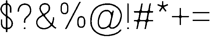 Sandstone Regular otf (400) Font OTHER CHARS