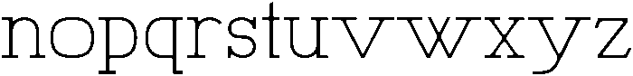 Sandstone Regular otf (400) Font LOWERCASE