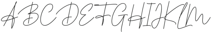 Sandutione Signature otf (400) Font UPPERCASE
