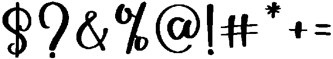 Sandwich Regular otf (400) Font OTHER CHARS