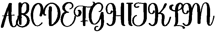 Sandwich Regular otf (400) Font UPPERCASE