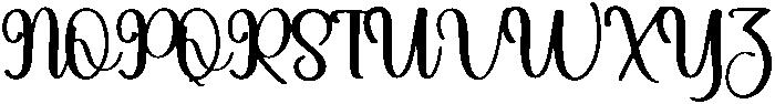 Sandwich Regular otf (400) Font UPPERCASE