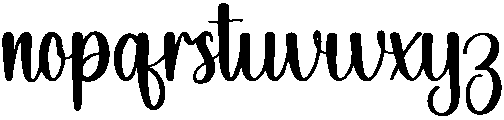 Sandwich Regular otf (400) Font LOWERCASE