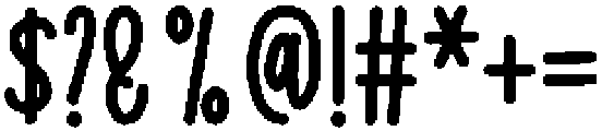 Sandwich Regular otf (400) Font OTHER CHARS