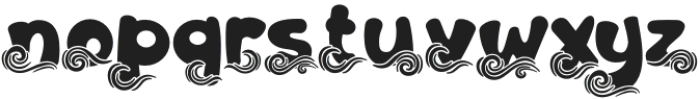 Sandy Toes Wave otf (400) Font LOWERCASE