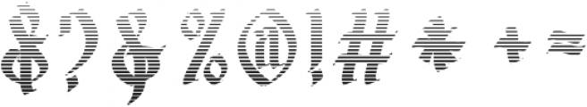 Sanekala Stripes Typeface otf (400) Font OTHER CHARS
