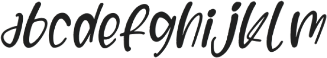 Sanello Cutte Italic otf (400) Font LOWERCASE